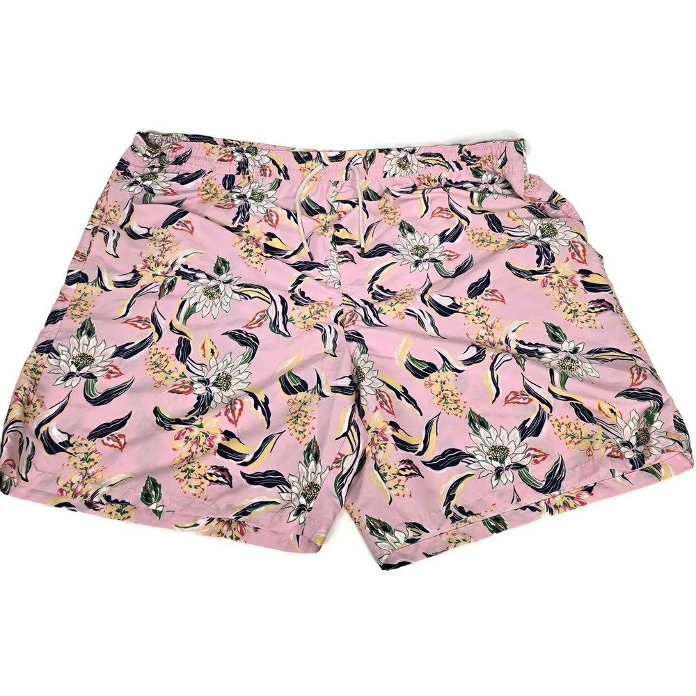 Polo Ralph Lauren Pink Floral Swim Trunks Mens 4XB Big & Tall Mesh Lined